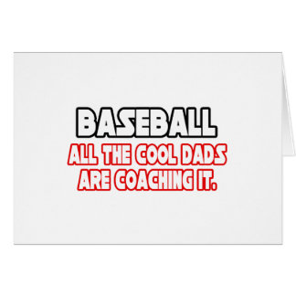 Cartão Baseball.. Pais Legal.