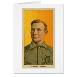 Cartão Basebol 1909 de Hughie Jennings