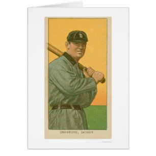 Cartão Basebol 1911 de Sam Crawford