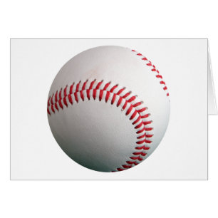 Cartão Basebol americano do solteiro do branco