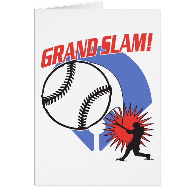 Cartão Basebol do grand slam (Frente)