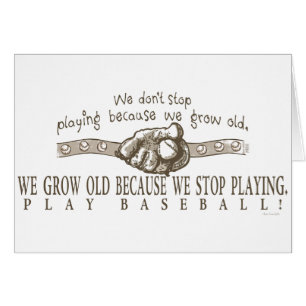 Cartão Basebol do jogo