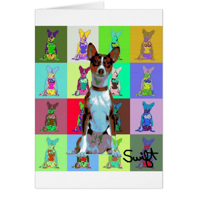 Cartão Basenji (Frente)