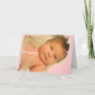 Cartão básico Maddy ...