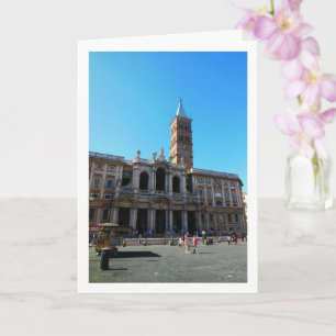 Cartão Basílica de Santa Maria Maggiore, Roma, Itália