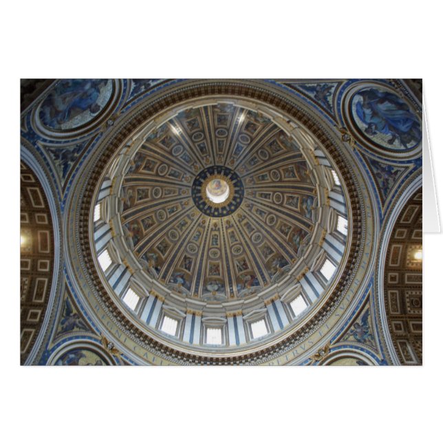 Cartão Basílica Papal de Peter Santo (Frente horizontal)