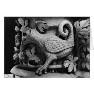 Cartão Basilisk, capital da Catedral de Notre Dame