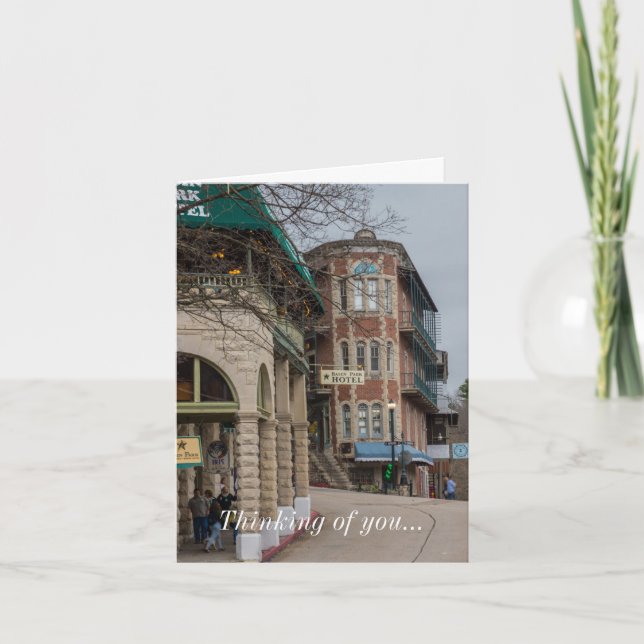 Cartão Basin Park E Apartamentos Flatiron Pensando Em Voc (Frente)