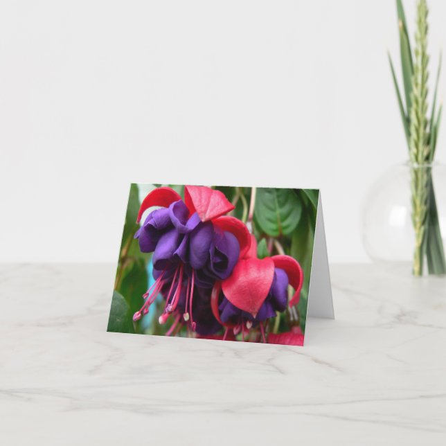 Cartão Basket of flowers Notecard (Frente)