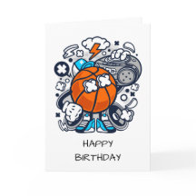 Basketball Boombox Cartoon Personalized | Sport