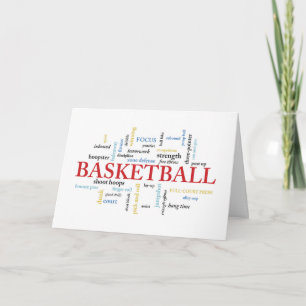 Cartão Basketball Coach Birthday in Words