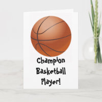 Basketball Fathers Day Card