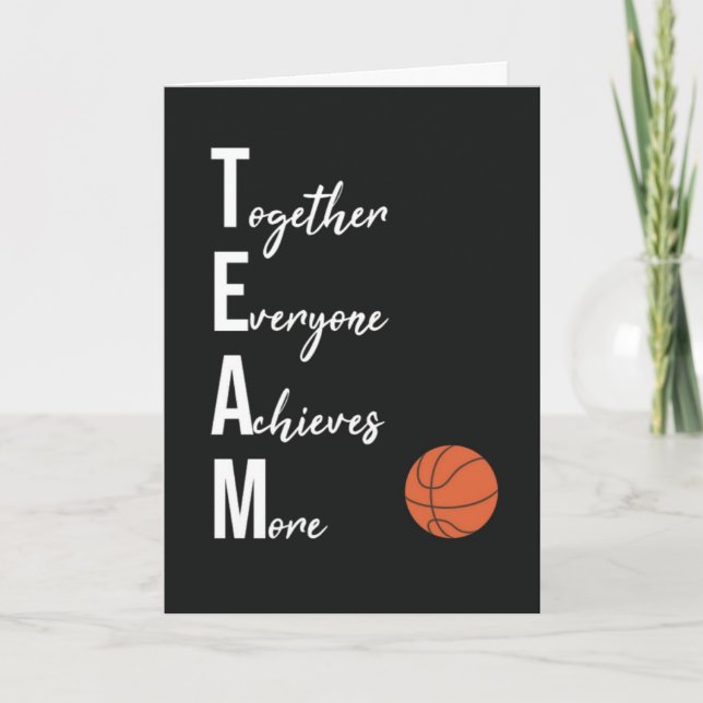 Cartão Basketball Team Cards Player Sports Athlete (Frente)