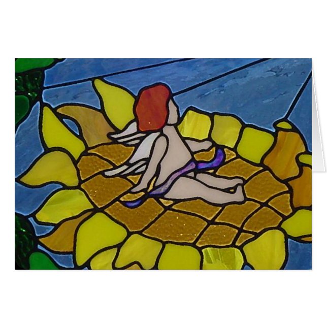 Cartão Basking no Sun (Frente Horizontal)