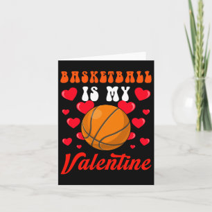 Cartão Basquete É Meu Dia de os namorados Coração O Espor