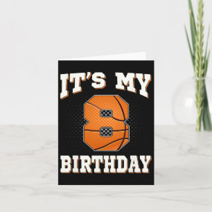 Cartão Basquete É o meu 8.º Aniversário, 8 anos Gi