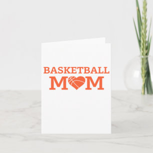 Cartão Basquete Mãe de Basquete Cota Mulheres