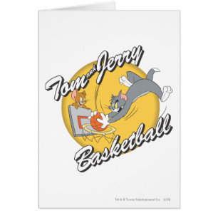 Cartão Basquetebol 2 de Tom e de Jerry