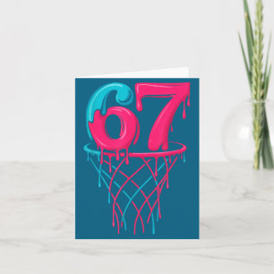 Cartão Basquetebol 67 6 7 Sete Gota Seis Geração Alpha Di