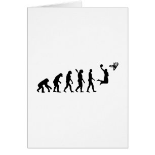 Cartão Basquetebol da evolução