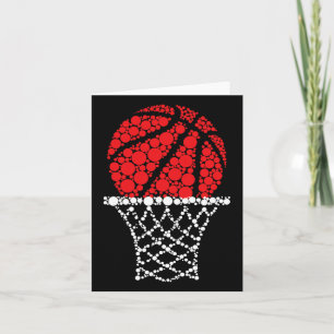 Cartão Basquetebol Pontos Feliz Dia dos Pontos Para Crian