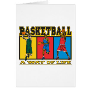 Cartão Basquetebol um modo de vida
