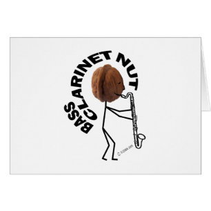 Cartão Bass Clarinet Nut