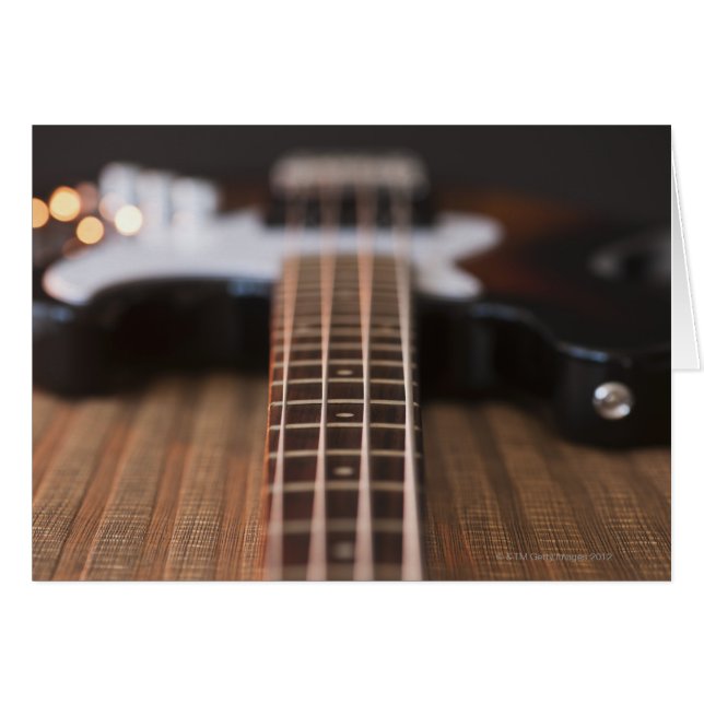 Cartão Bass Guitar 2 (Frente Horizontal)