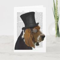 Basset Hound, Formal Hound and Hat