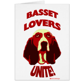 Cartão BassetLovers