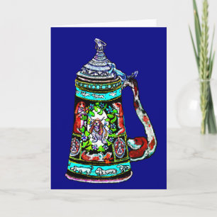 Cartão BassetStein Greetings Card