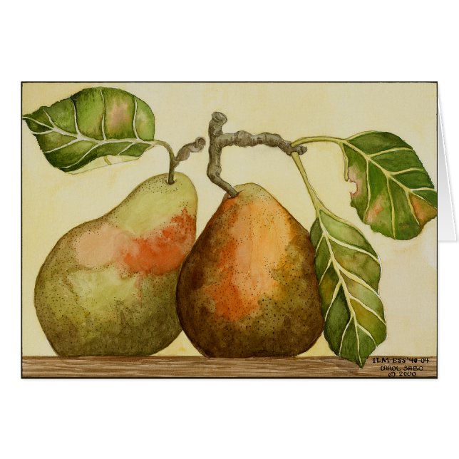 Cartão Bastante um par (Frente horizontal)