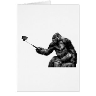 Cartão bastão selfie