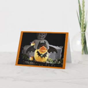 Cartão Bat Duckies Proteja e Defenda