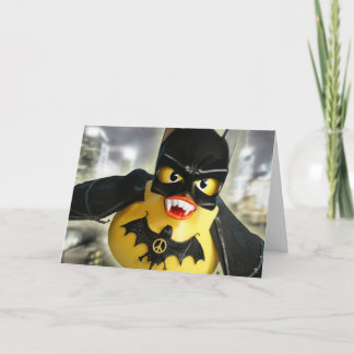 Cartão Bat Ducky Rules!
