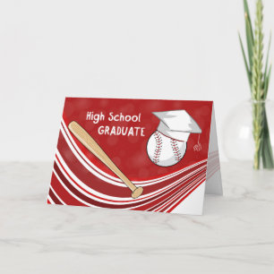 Cartão Bat e Chapéu da Graduação do segundo grau em Verme
