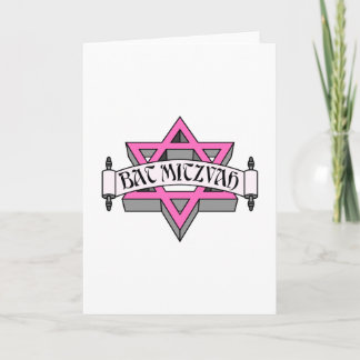 Cartão Bat Mitzvah