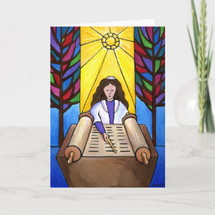 Cartão Bat Mitzvah Card