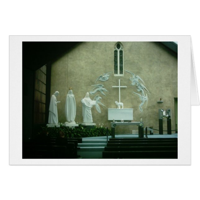 Cartão Bata e a porta será aberta a você (Frente Horizontal)