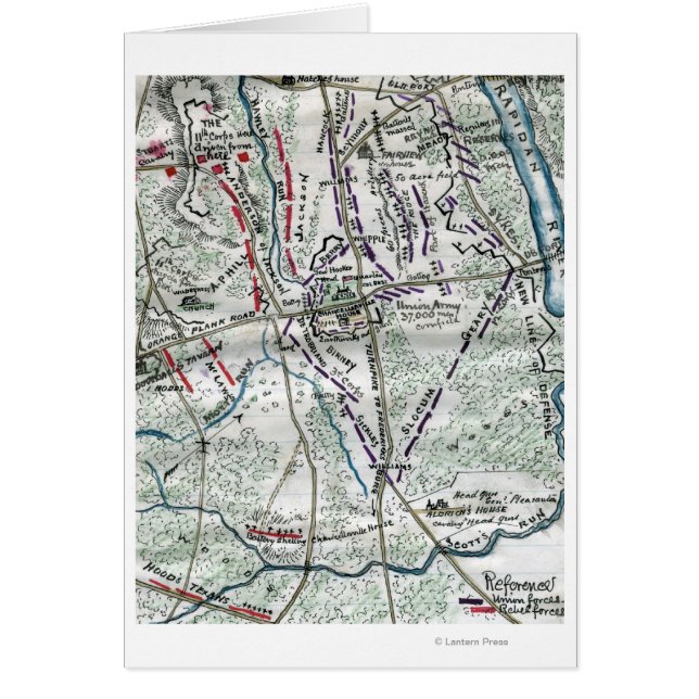 Cartão Batalha de Chancellorsville 2 (Frente)