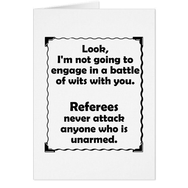 Cartão Batalha do árbitro das sagacidades (Frente)