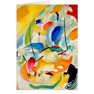 Cartão Batalha do Mar de Kandinsky em 1913