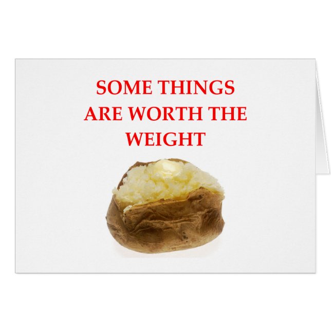 Cartão batata assada (Frente Horizontal)