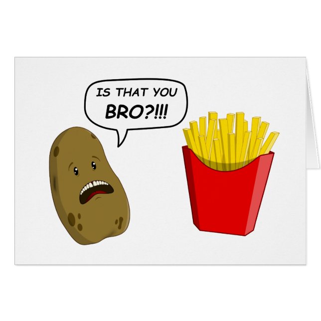 Cartão batata e fritadas (Frente Horizontal)