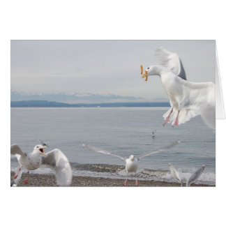 Cartão batatas fritas