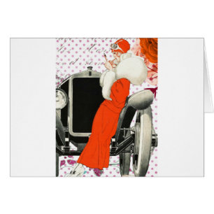 Cartão batente de polkadots