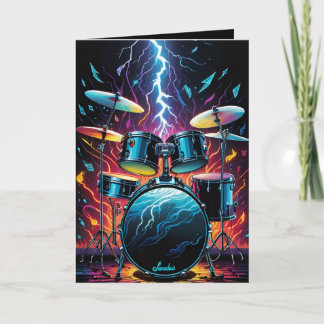 Cartão Bateria de Ritmo Strike A Beat em Branco