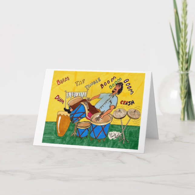 Cartão Baterista (Frente)