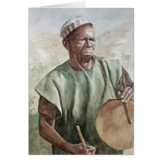 Cartão Baterista de Dogon