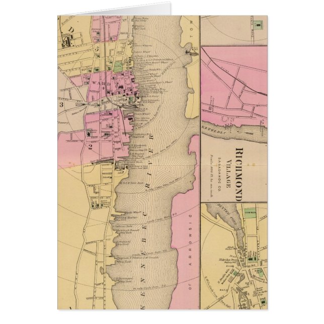 Cartão Bath, Sagadahoc (Frente)